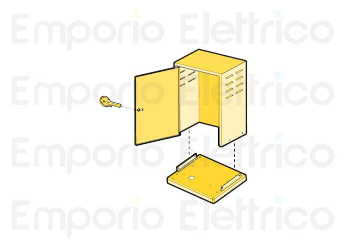 fadini Ersatzteil des Gehäuses für fibo 300 mit Schloss und Basis 30053