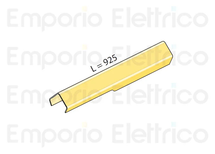 fadini Ersatzteil des Gehäuses aus eloxiertem Aluminium für 400 mm Nutzhub für hindi 880 evo 87041