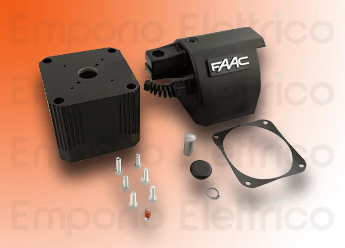 faac Ersatzteil des Gehäuses und des Deckels 412 sx schwarz texturized 63003280