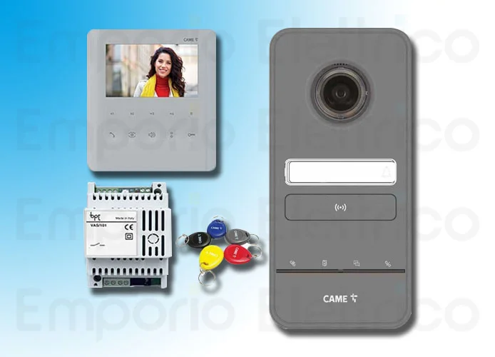 came bpt monolithische Video-Innenstation Kit x1 Kit Video plx wifi + lhs 8k40cf-033