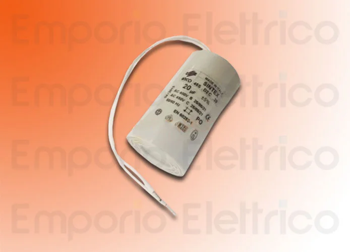 faac Ersatzteil Kondensator pp 20mf 400vac Kabeln 200mm ohne Schrauben 7601395