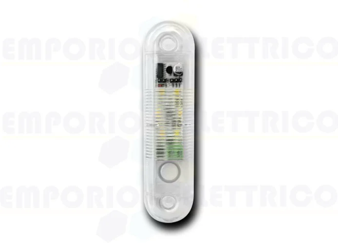 nologo LED-Blinkleuchte für Aussenbereich 12/24V transparentes Weiß flash-out cl