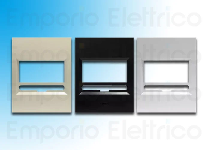 came Kit Rahmen und 3 Thermostatabdeckungen weiss, schwarz und hanf 845xc-0020