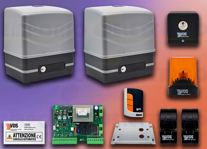 vds Antrieb Kit mit zwei Flügeltüren kit simply 230v 2m 100010/2