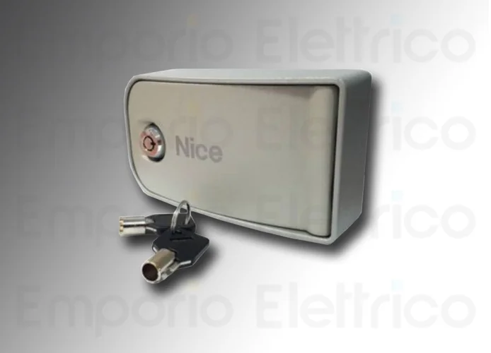 nice Aluminiumgehäuse mit Bedientaste und Entriegelung kiomini