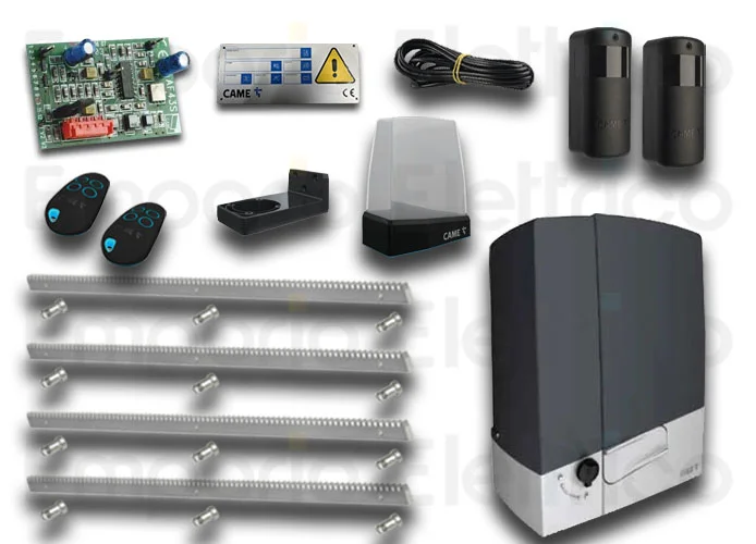came kit automazione bxv plus 801ms-0580+4 mt cremagliera zincata emp8k01ms-057cremz