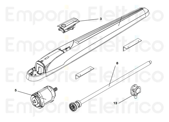 beninca ricambio motore 115v 50-60hz new per bob50ma-115 9688238