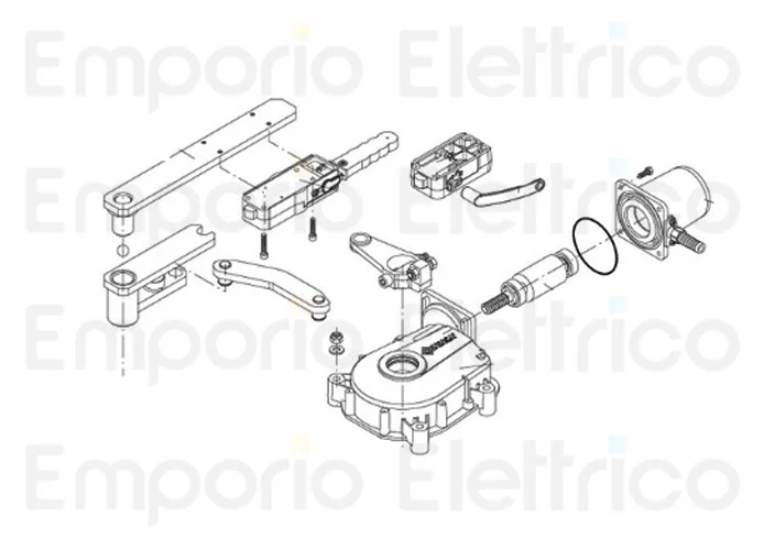 beninca ricambio sblocco chiave per sb.duit.k/sb.du350.k 9688140