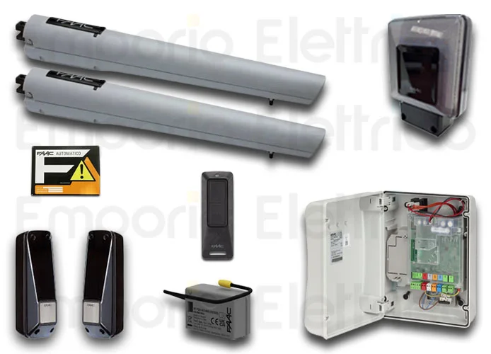 faac kit automazione 24v dc handy kit perfect 60 120019