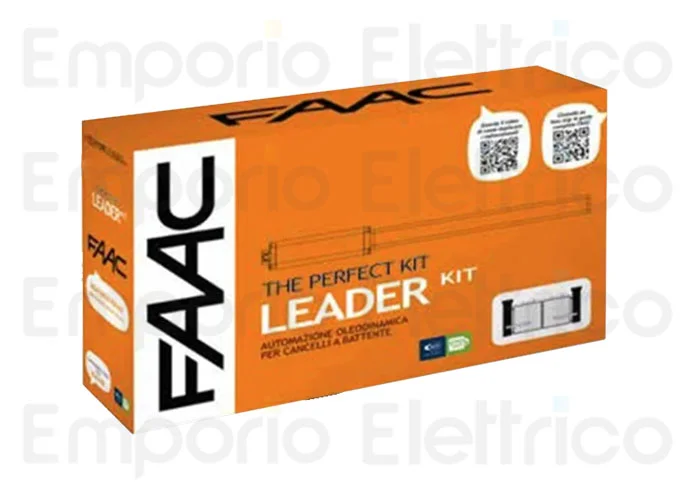 faac kit automazione 230v ac leader kit perfect 105911fr
