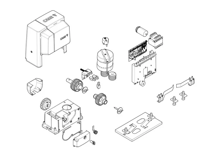 came pagina ricambi per motore bx704ags 801ms-0020