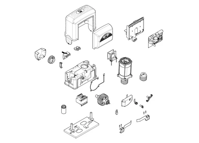 came pagina ricambi per motore bk-800 