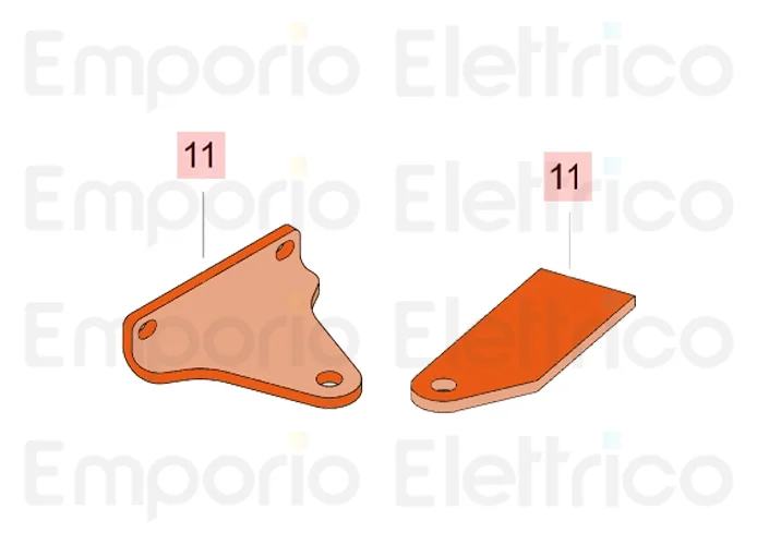 faac ricambio staffe di fissaggio 412 63003359