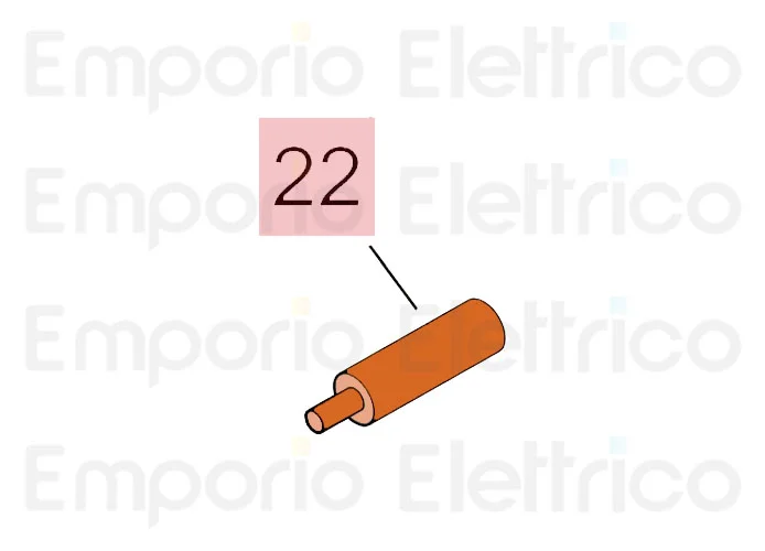 faac ricambio perno di sblocco 746-844 7182765