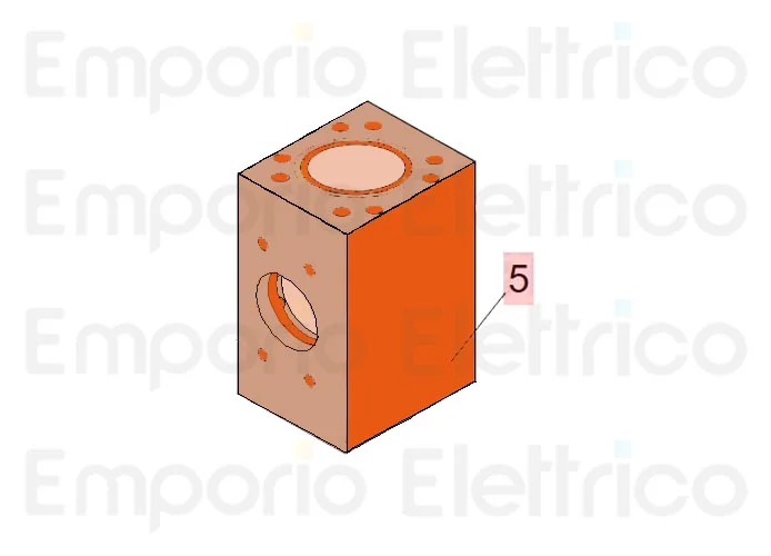 faac ricambio corpo attuatore 560_580 716079