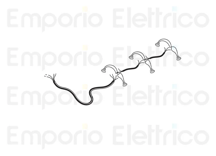 fadini spare part electrical cable with 6 LED spotlights for bayt 980 97377