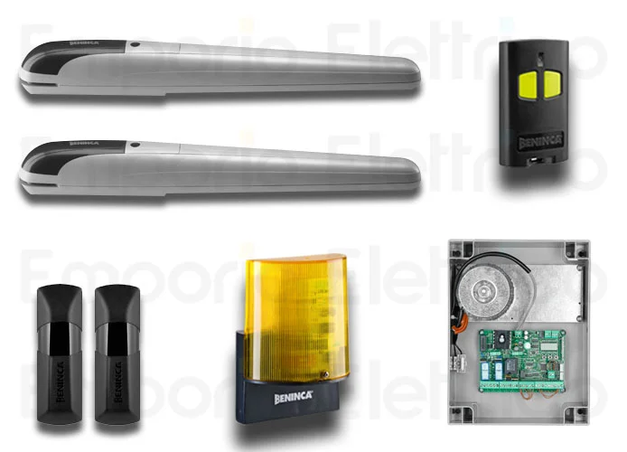beninca automation kit for swing gates 24vdc kbob5024e