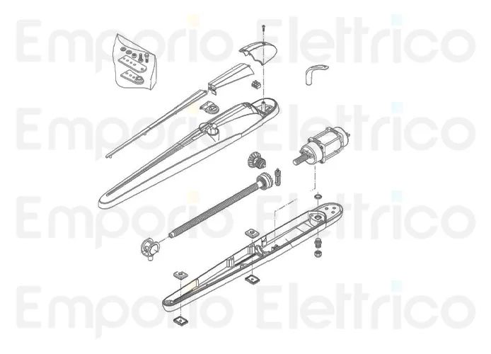 beninca ricambio blister staffe x bob 230v per bob 9686875