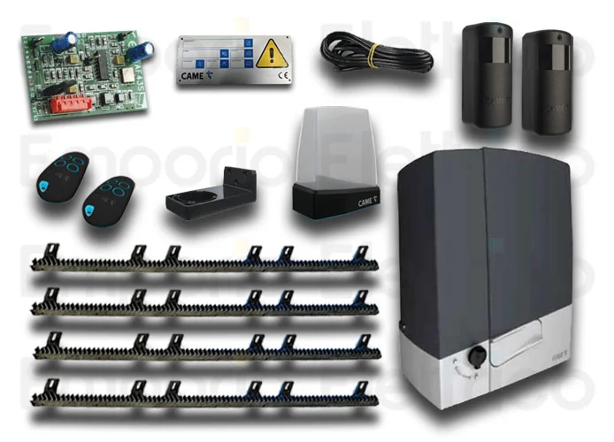 came automation kit bxv plus 801ms-0580+4 mt nylon rack emp8k01ms-057crem