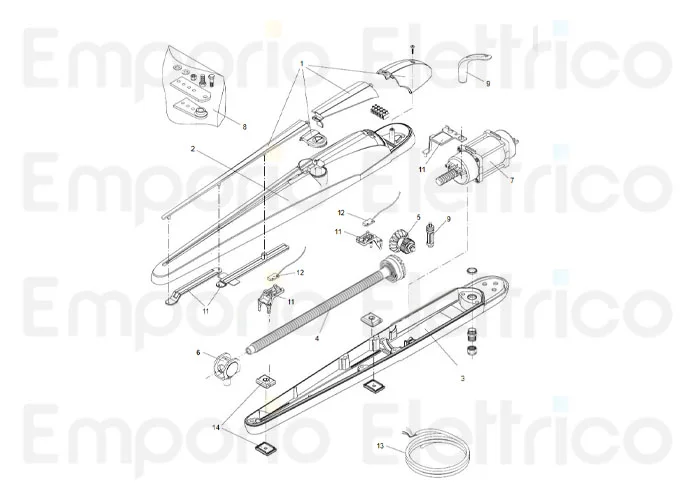 beninca ricambio finecorsa reed mk4 x bob 24v per bob24 9686884