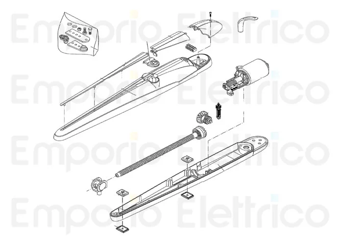 beninca page spare parts for motor BOB3024.DK