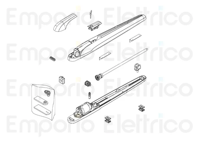 beninca spare parts page for motor bob50me until 08/2015