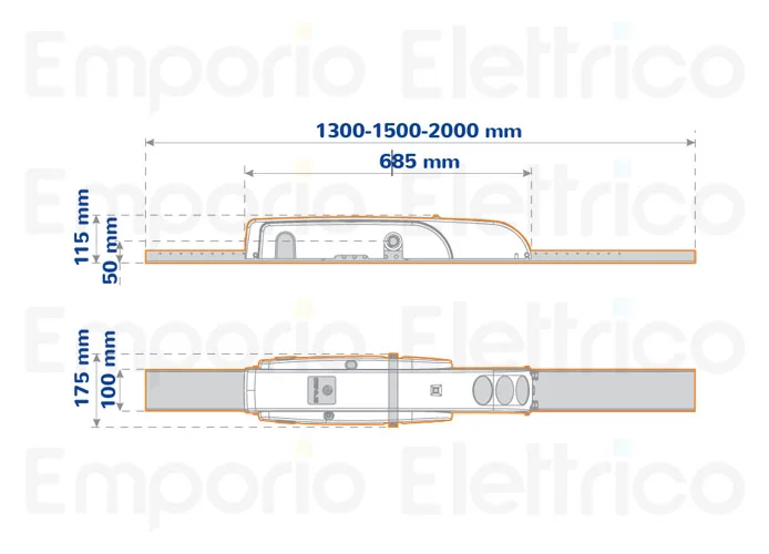 genius motoréducteur irréversible euro breeze 06 sb/sx 230v (ex 6120045)   