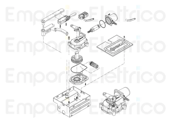 beninca spare parts page for motor du.it14n