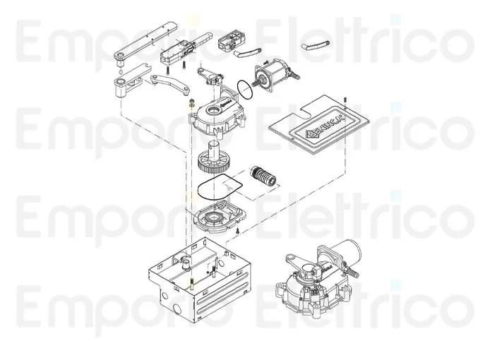 beninca ricambio motore 24v x du.it24nve 9686646