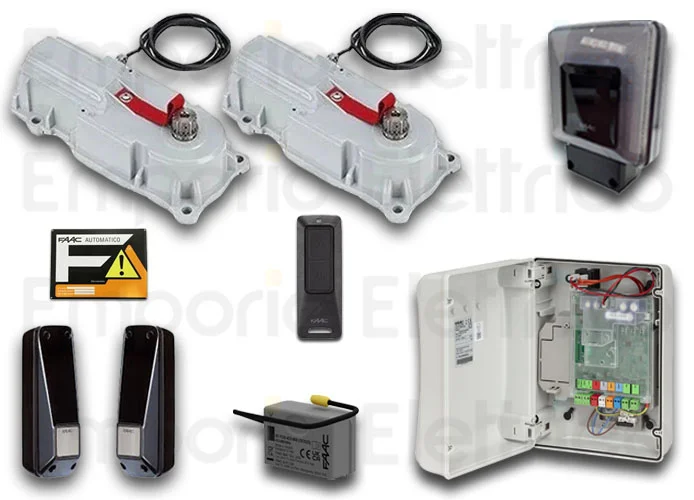 faac automation kit 24v power kit 24 perfect 60 120018