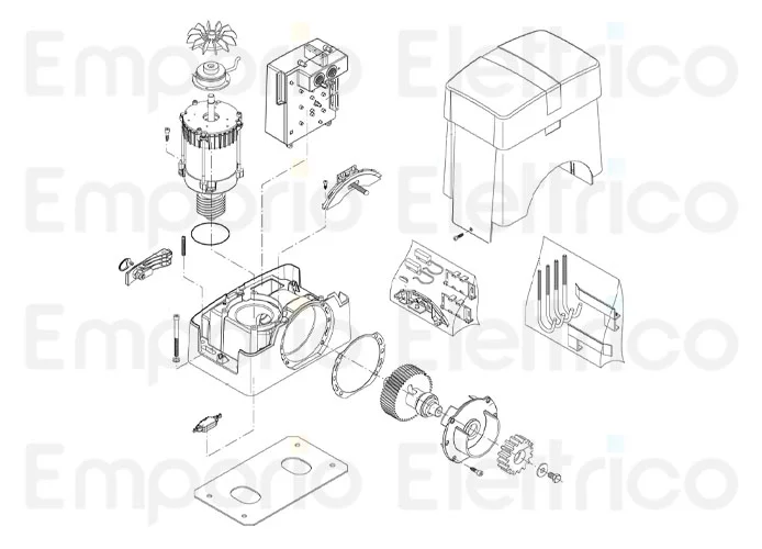 beninca spare part control unit for bull.he reverse 968601863
