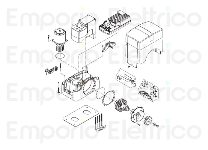 beninca spare parts page for motor bull1224 turbo