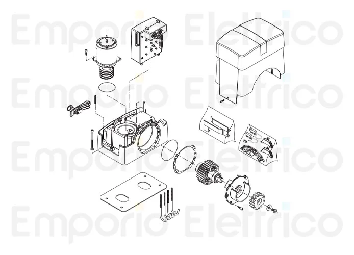 beninca spare parts page for motor bull1524.s