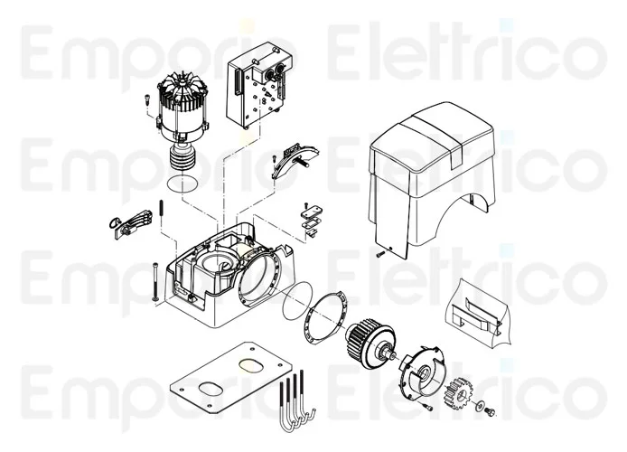 beninca spare part motor 230v for bull15m 5b 9688229