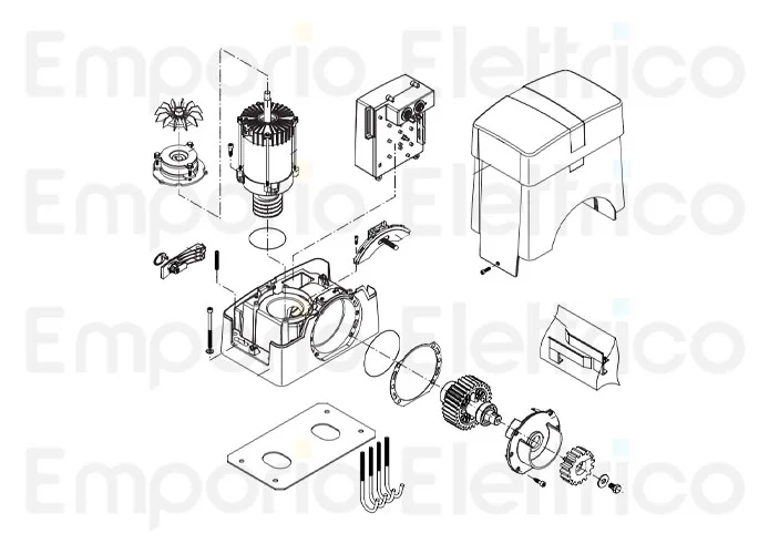beninca spare parts page for motor bull20t