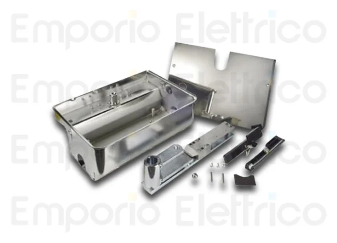 faac stainless steel foundation box with release key 490110