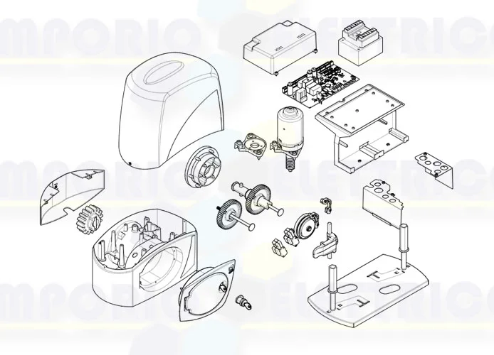 came motor spare parts page 001bx-243v bx-243v