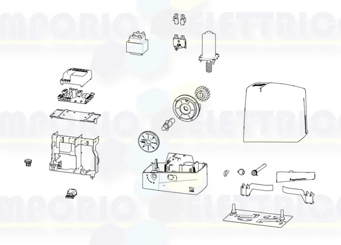 came motor spare parts page sdn8