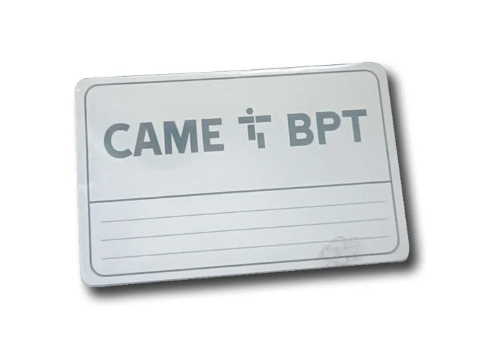 came bpt confezione da 10 chiavi di prossimità formato tessera dbad10 61800460