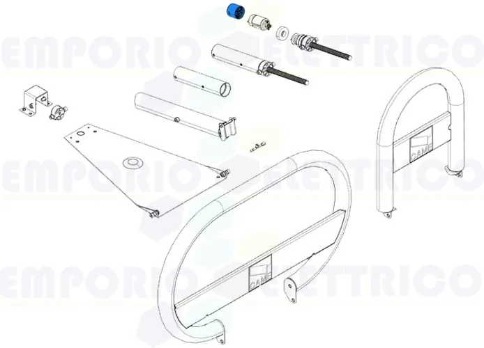 came spare part reduction mechanism unipark 119riu007