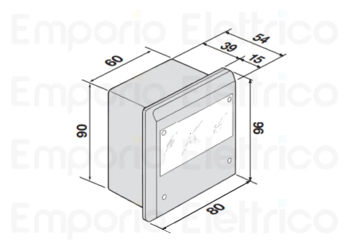 cardin pair of recessed photocells range 15m ip55 cdr841i00